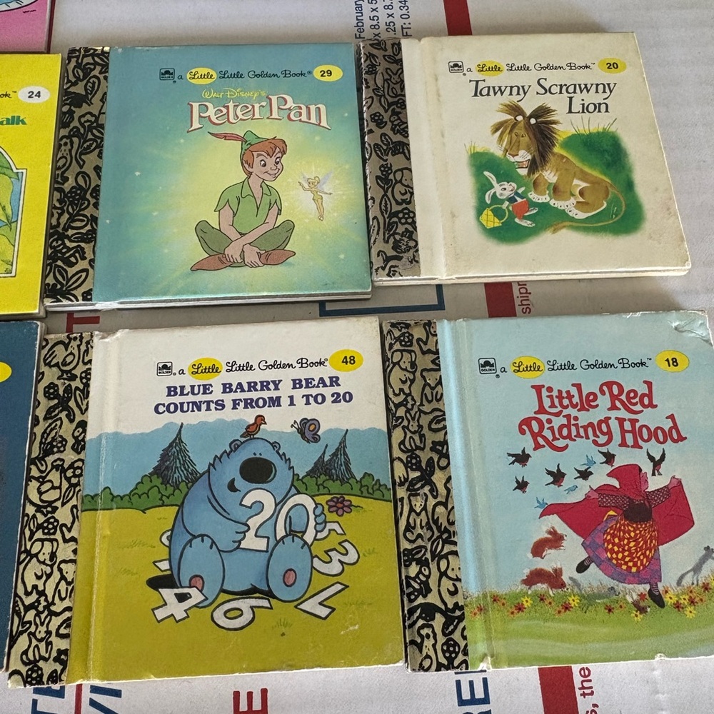 Seven Little Little Golden Books